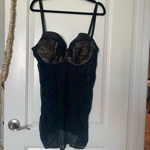 Cacique Sheer Chemise Bodysuit